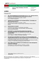juris PraxisReport Internationales Wirtschaftsrecht