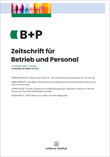  Zeitschrift für Betrieb und Personal (B+P)
