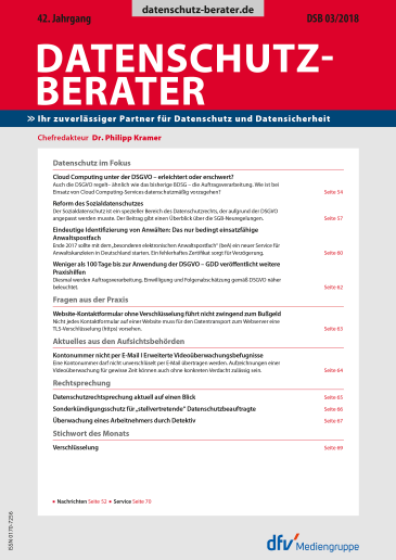  Datenschutz-Berater (DSB)
